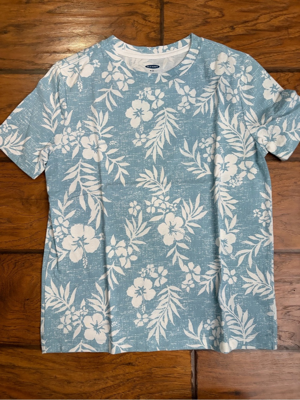 Boys Old Navy Tropical Floral Tee – Size 8